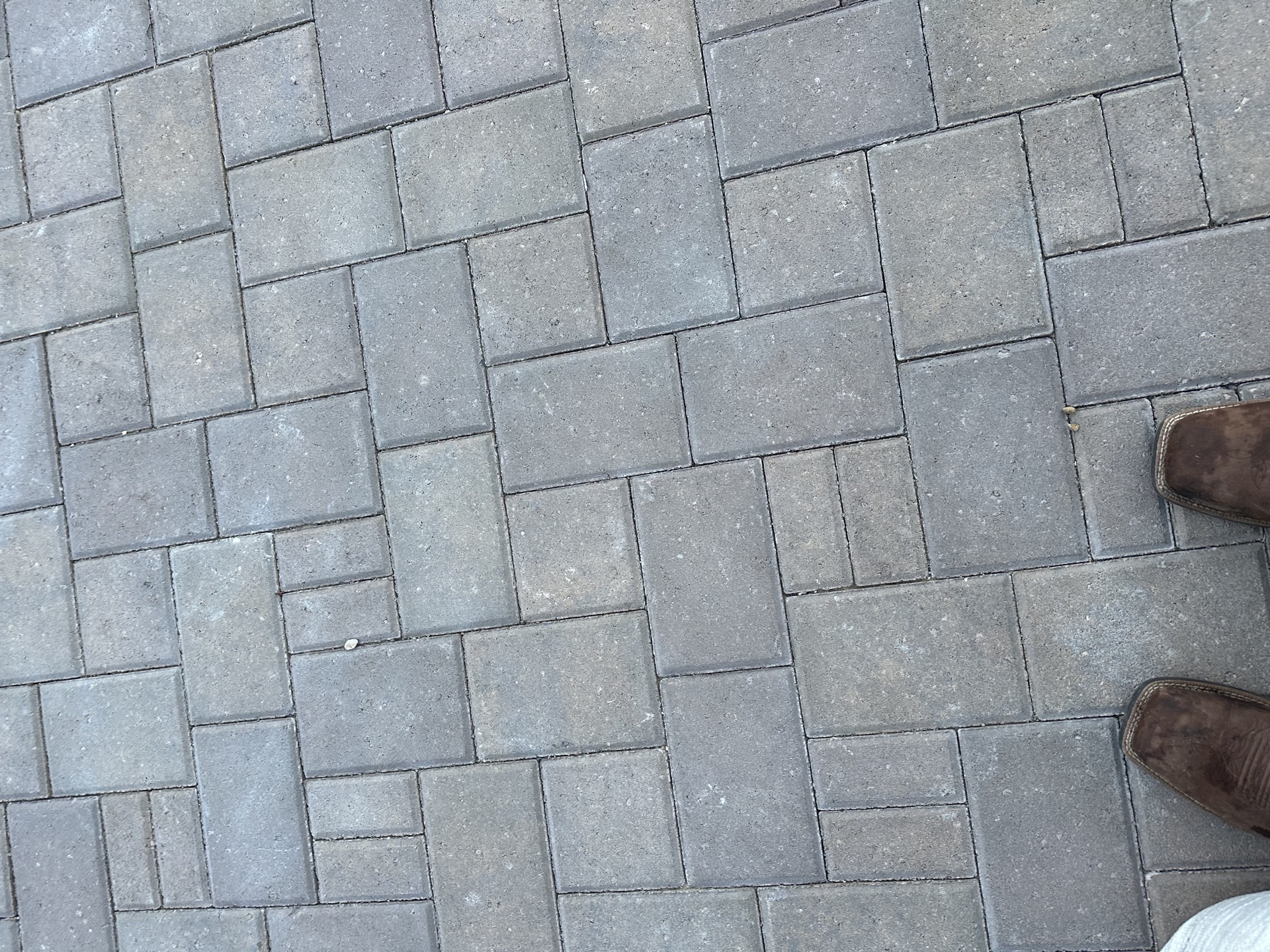 Herringbone pavers