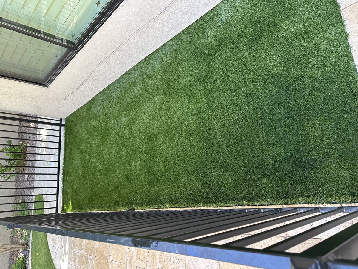 AZ Turf Cleaning crew performing artificial turf deep cleaning in Mesa AZ